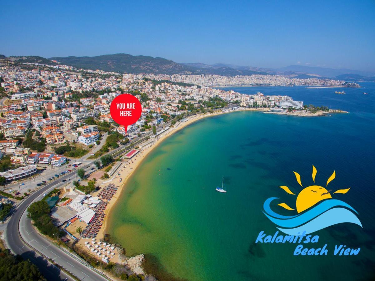 Kalamitsa Beach View Kavala Dış mekan fotoğraf