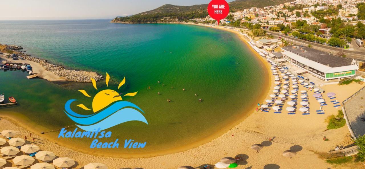 Kalamitsa Beach View Kavala Dış mekan fotoğraf